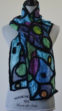 stained glass scarf